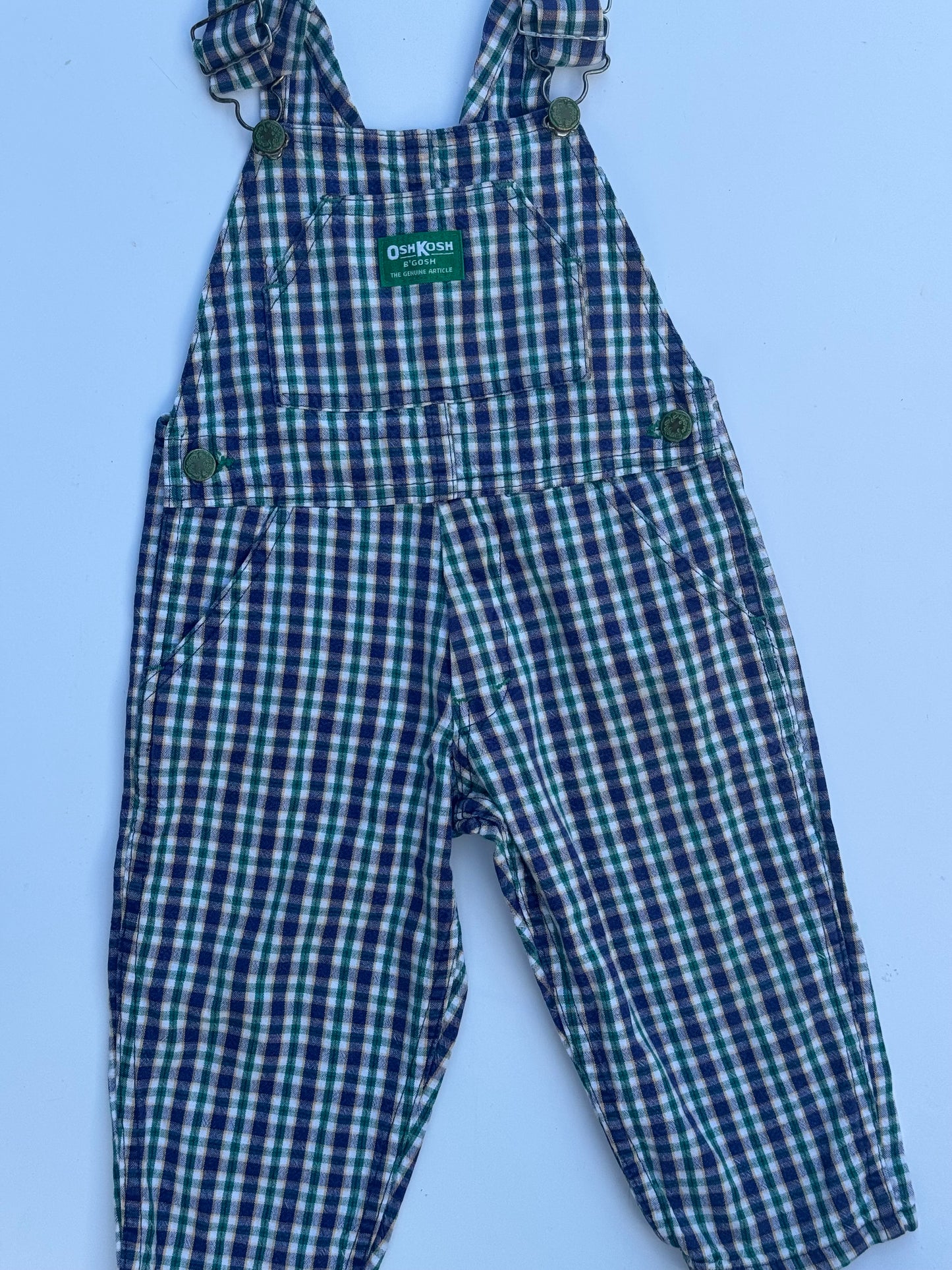 green check overalls - 1/2Y