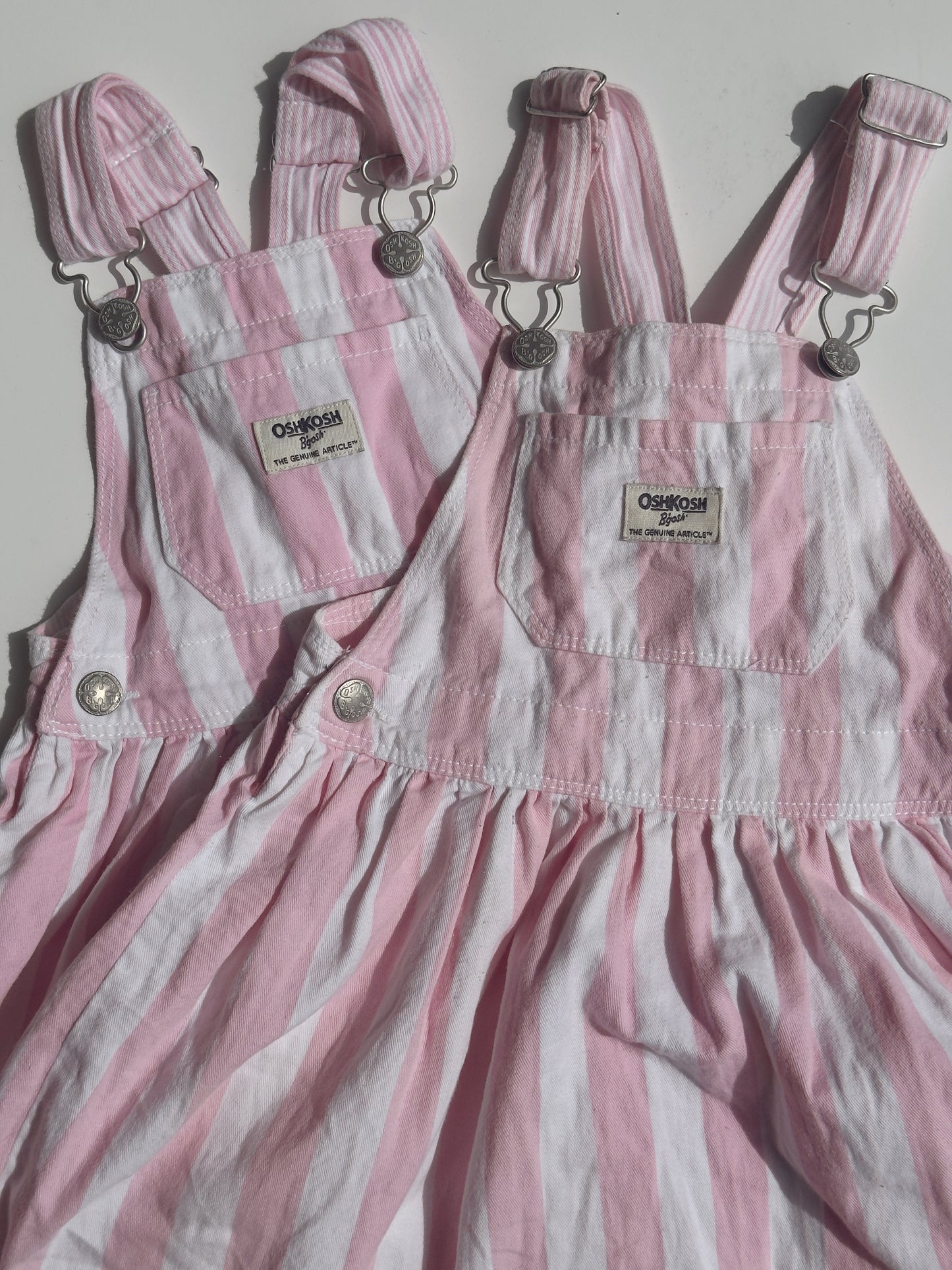 Oshkosh pink stripe dress 3/4Y