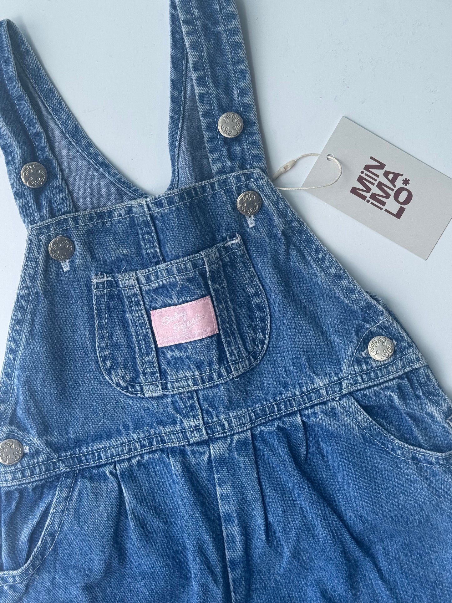 denim Oshkosh overalls - 12m