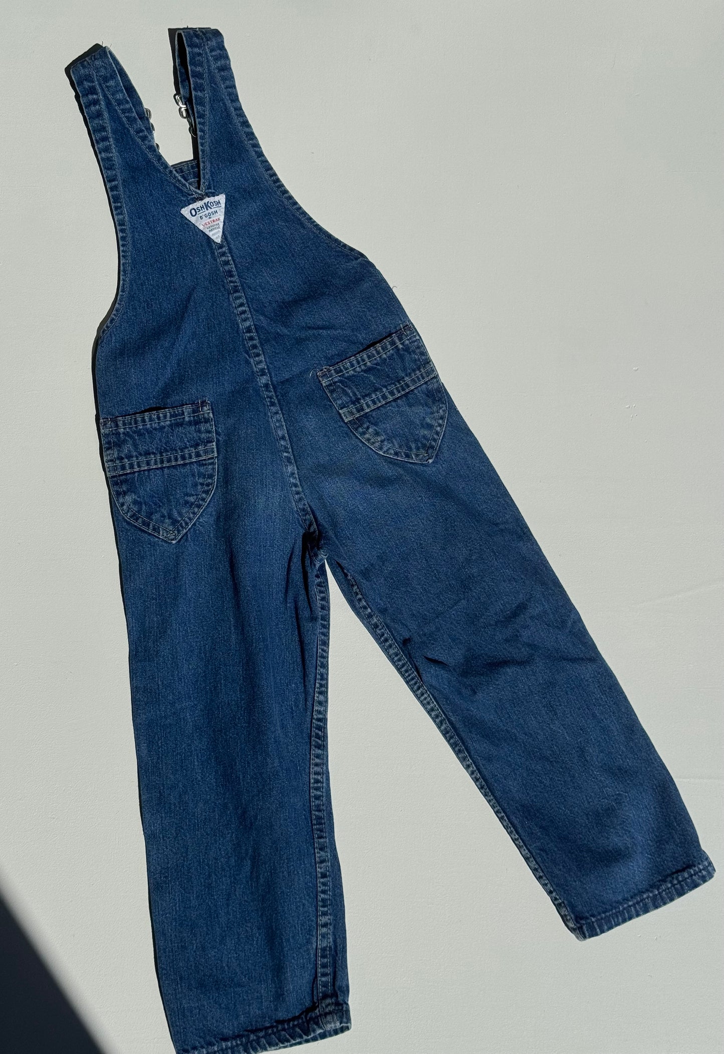 dark denim OShkosh overalls - 3Y