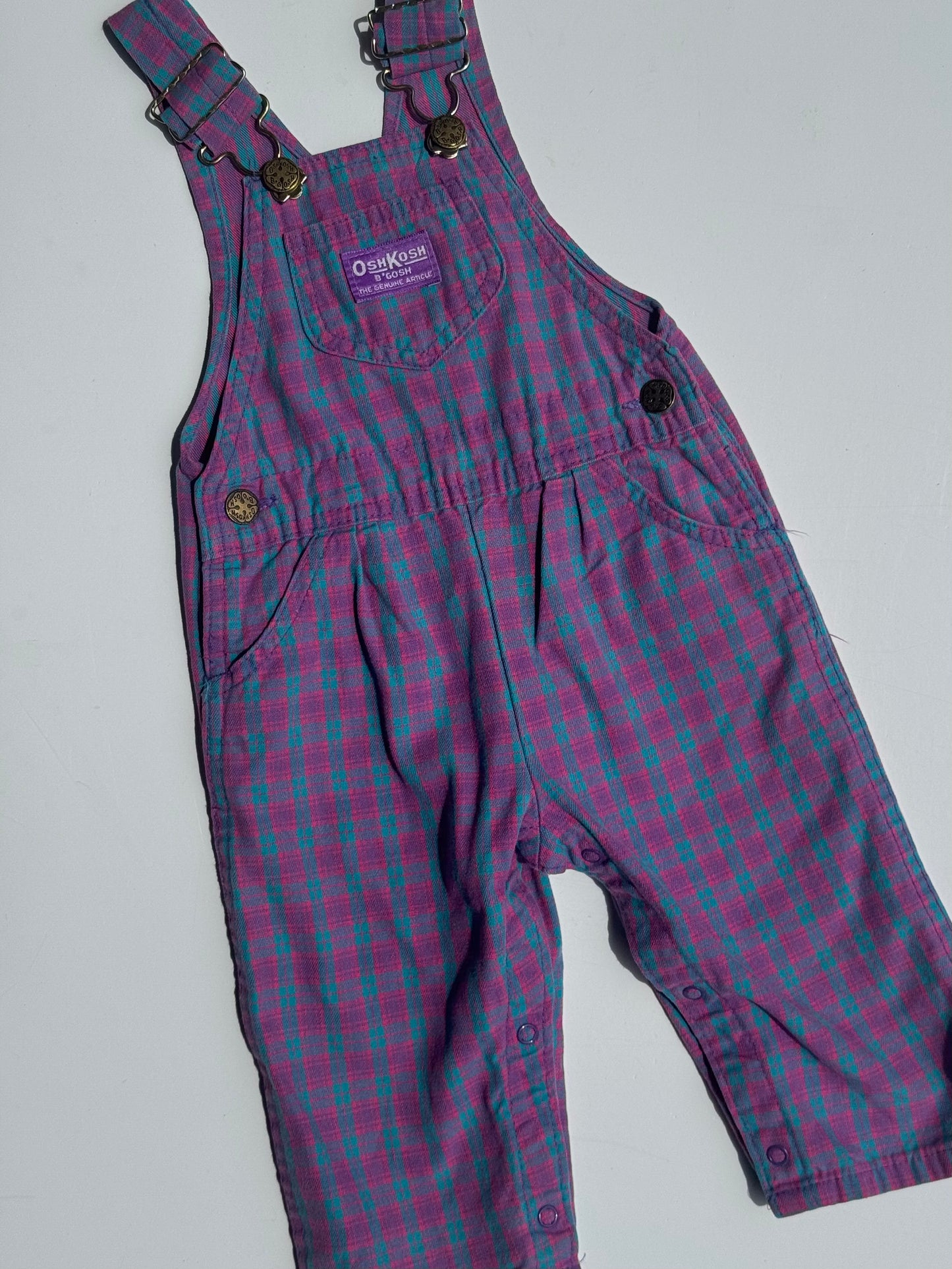 check Oshkosh overalls - 12m/18m