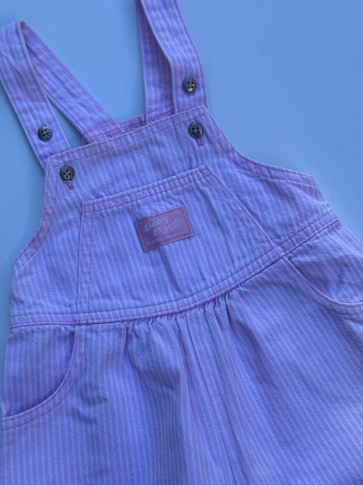 pink bubble Oshkosh overalls - 12m-2Y