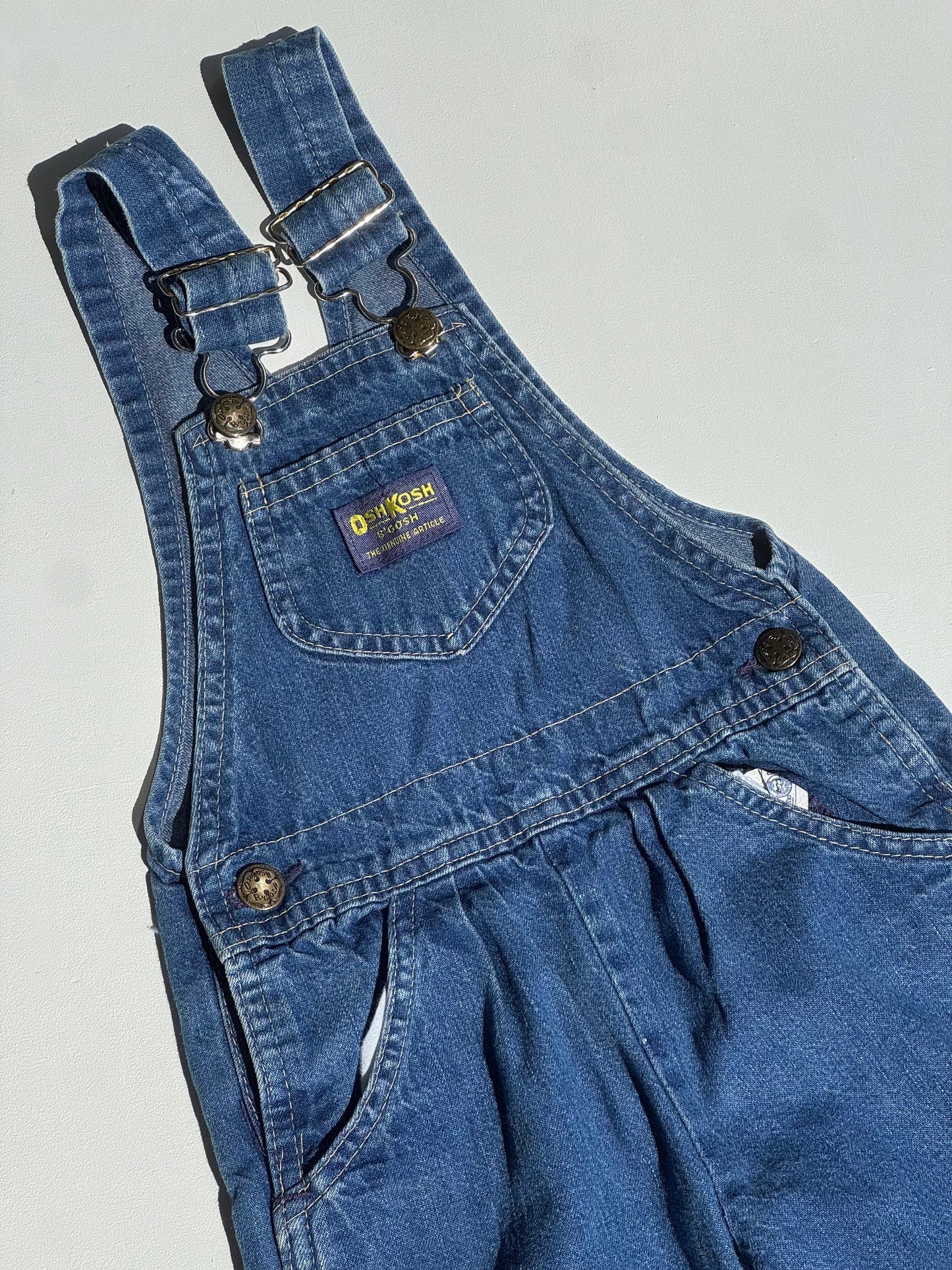 dark denim OShkosh overalls - 3Y