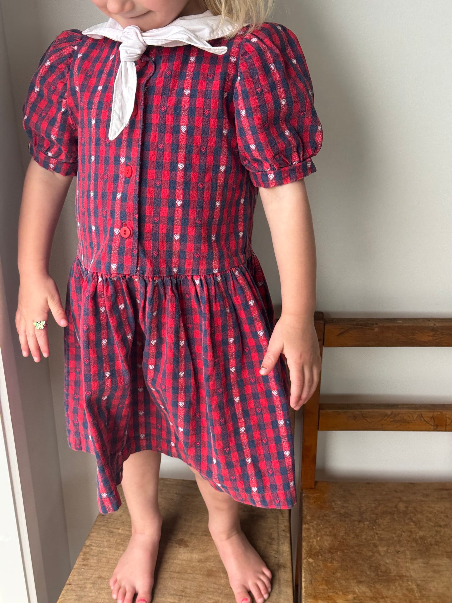 Love-heart Oshkosh dress - 3/4Y