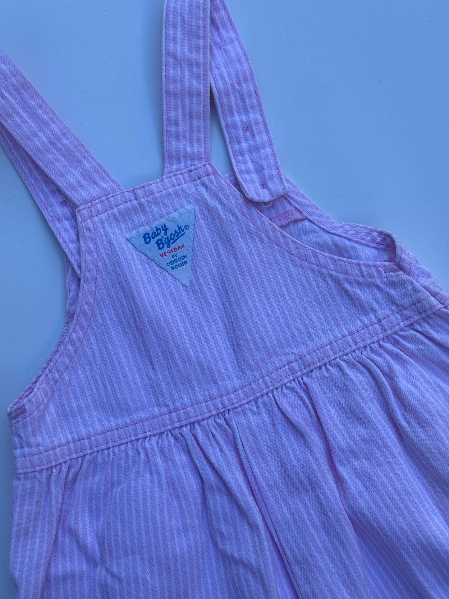 pink bubble Oshkosh overalls - 12m-2Y