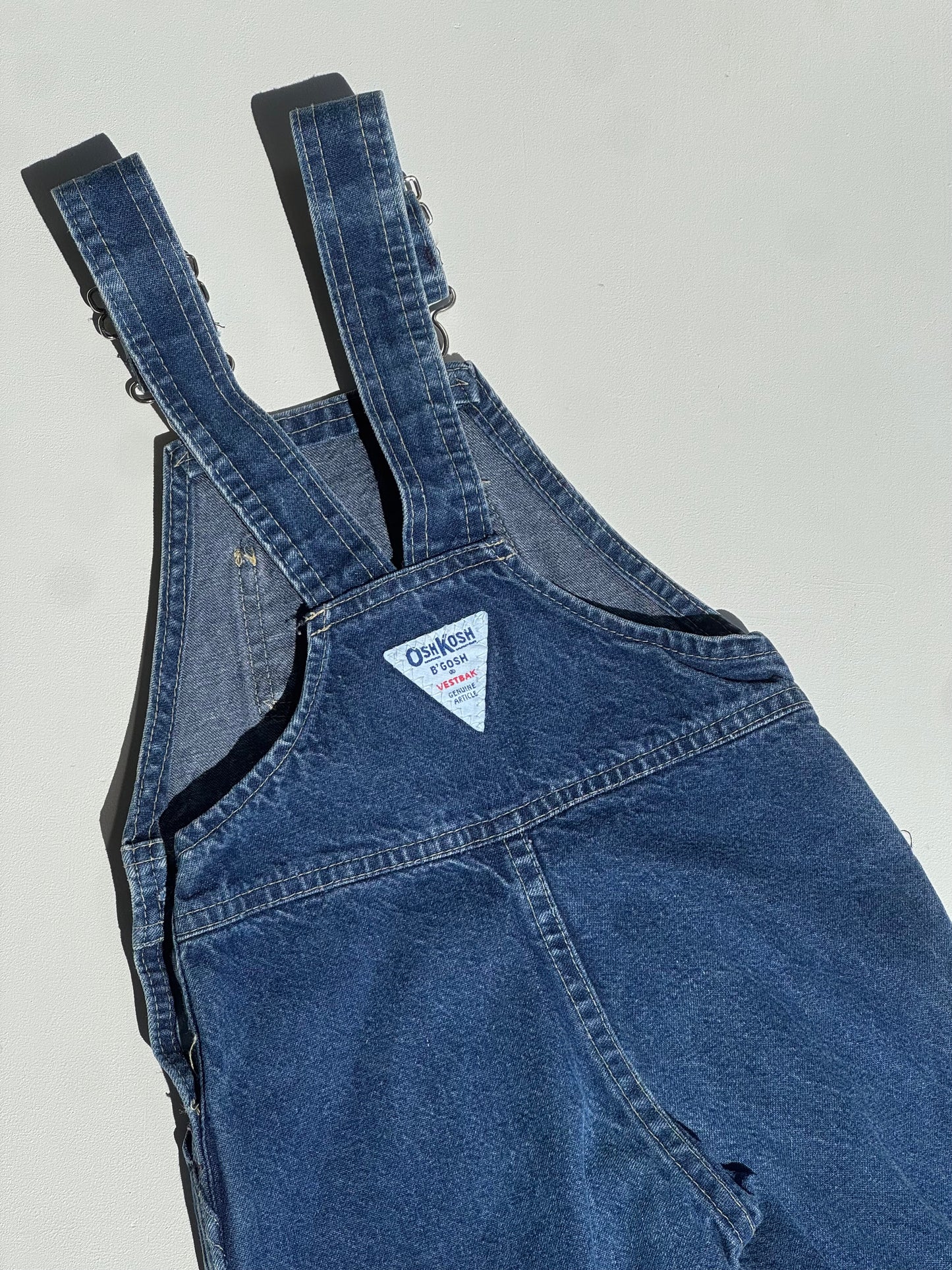 dark denim OShkosh overalls - 2Y