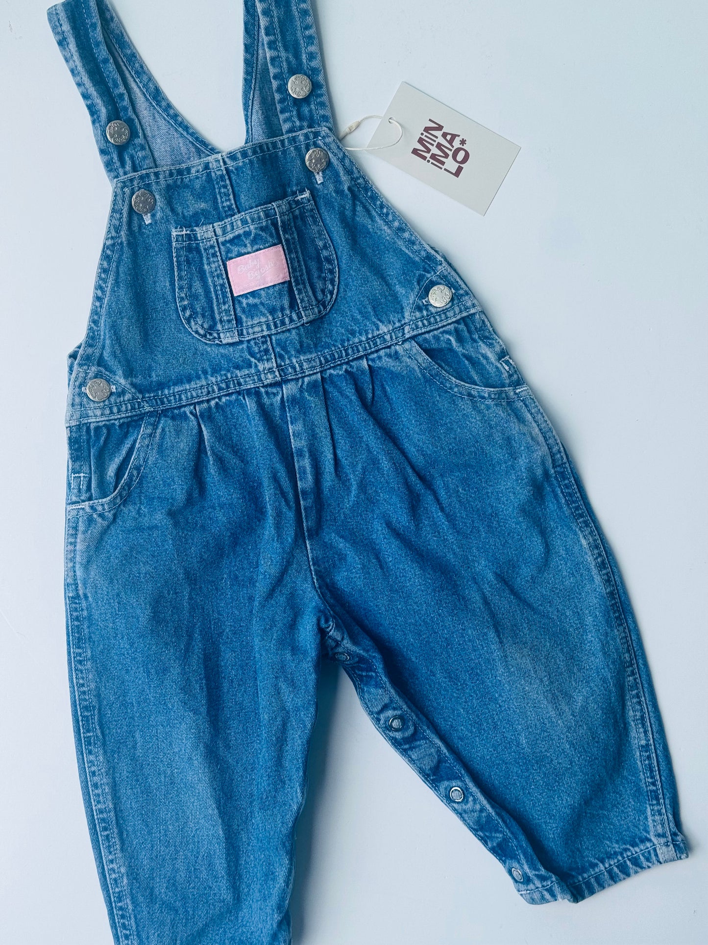 denim Oshkosh overalls - 12m