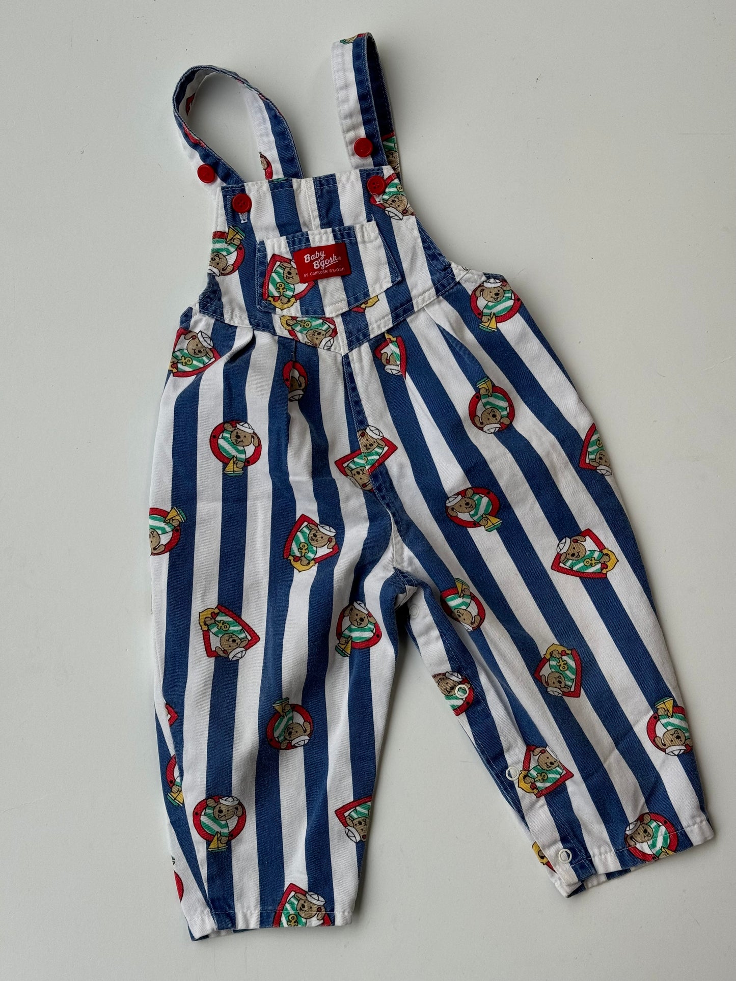 *Rare find * Sailor Oshkosh overalls 1-2Y