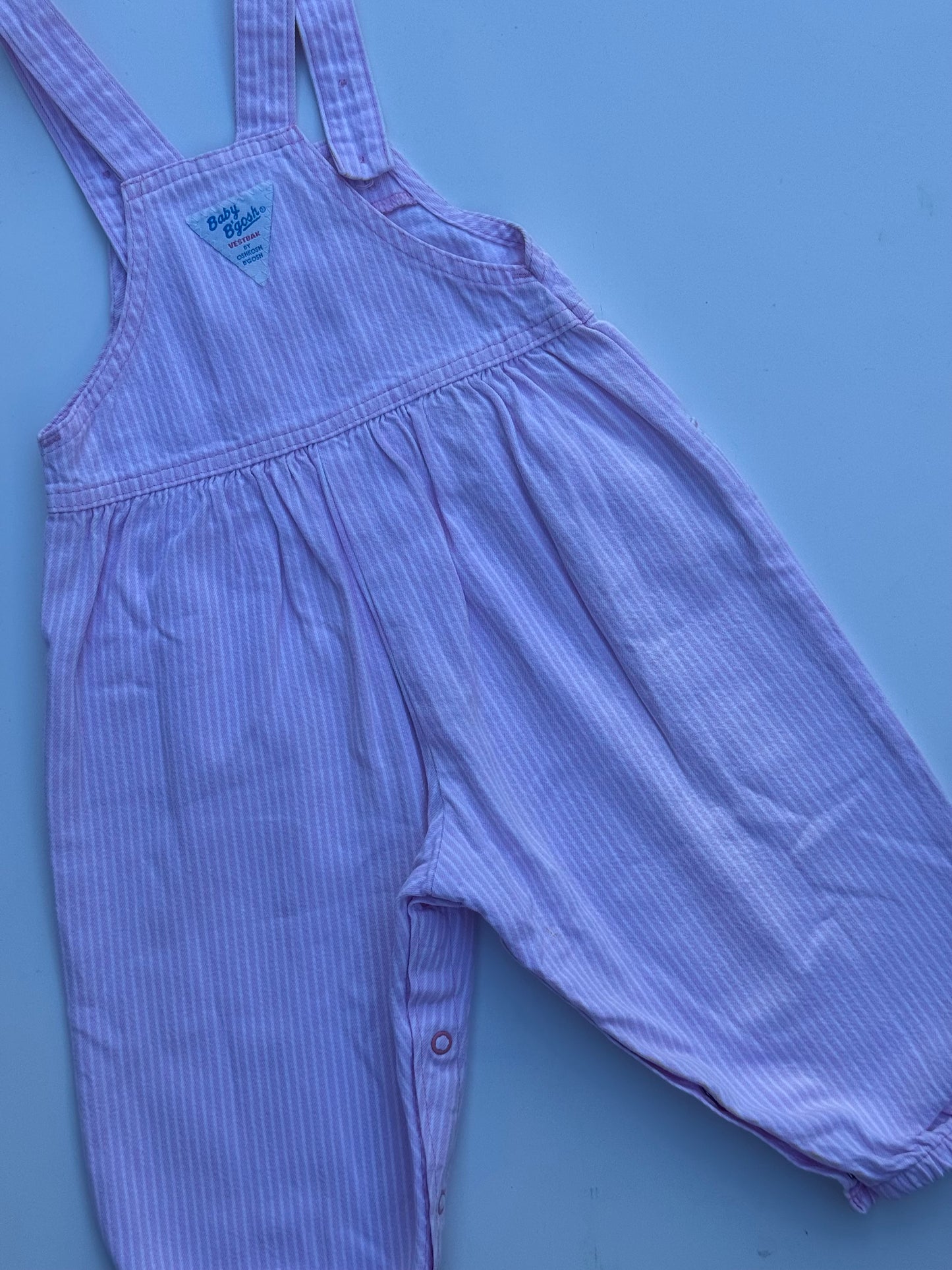 pink bubble Oshkosh overalls - 12m-2Y