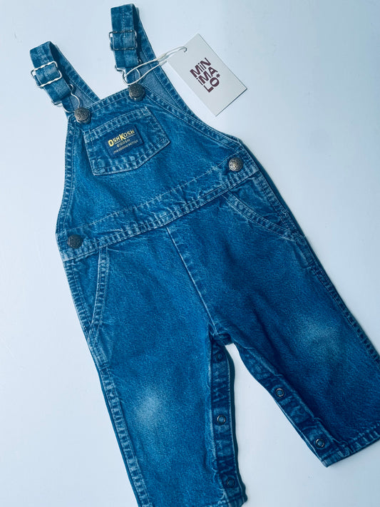 classic denim Oshkosh overalls - 6m