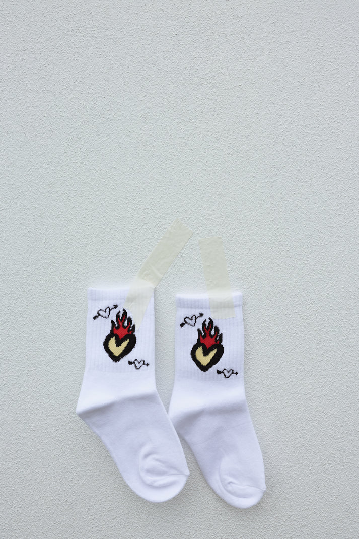 burning love socks