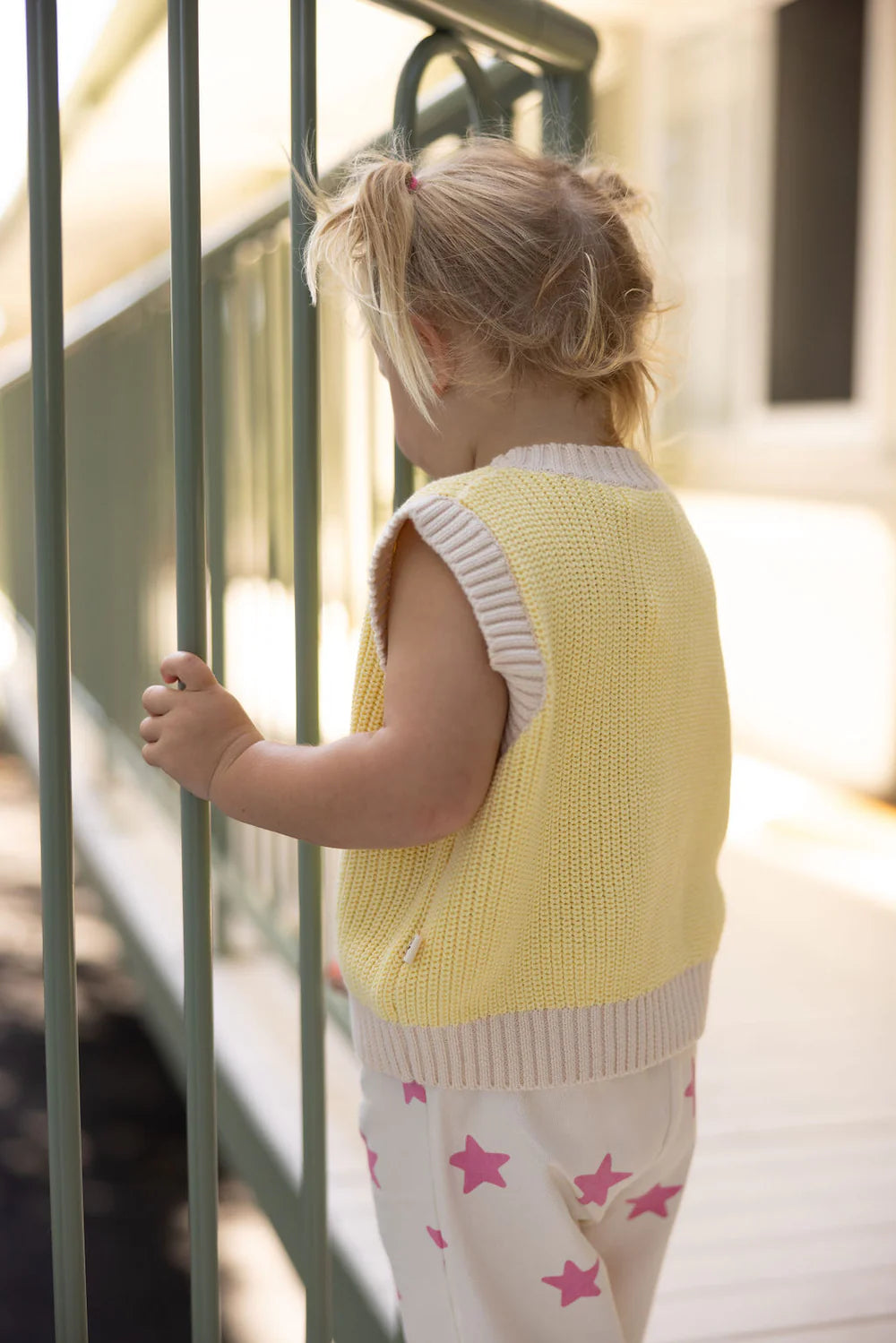 Nonno vest - butter yellow